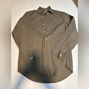 Banana Republic Men’s Brown Button Down Shirt Size L Long Sleeve Classic